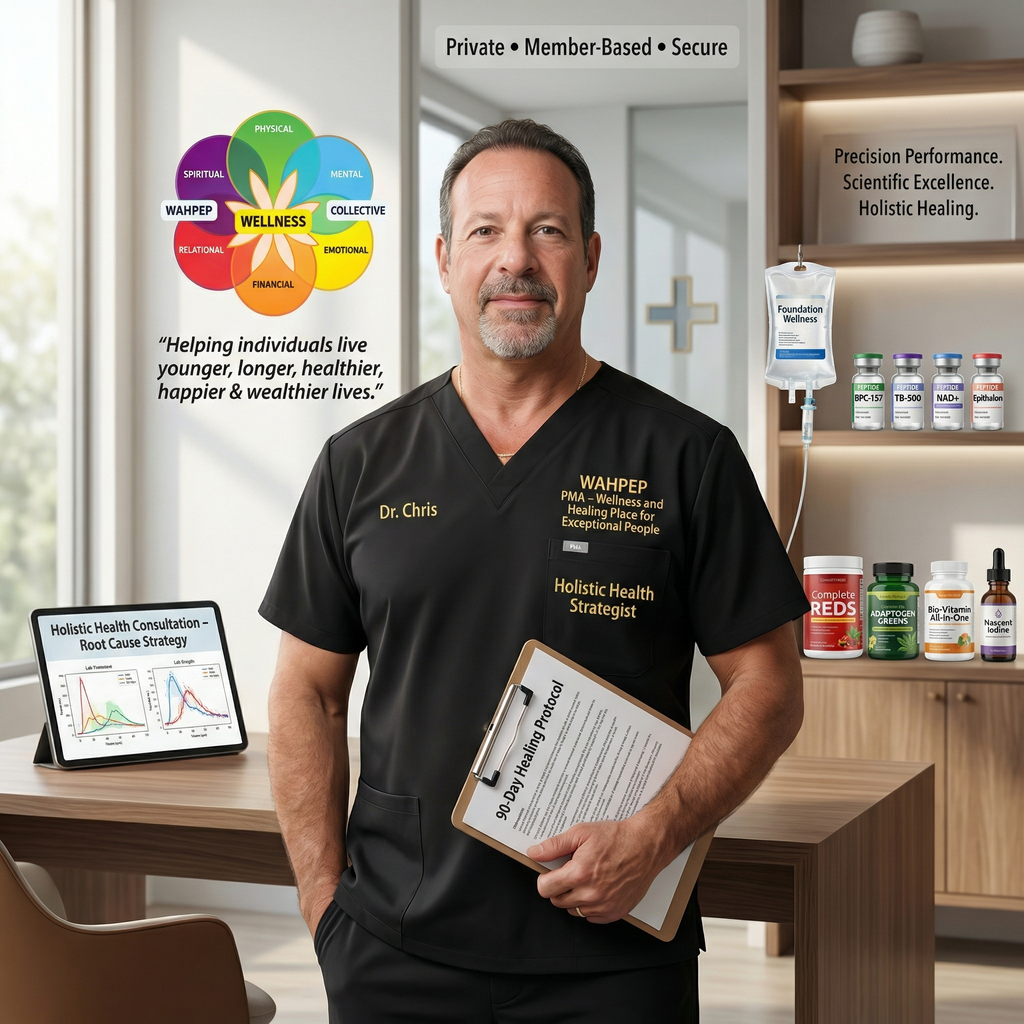 Dr. Chris - Holistic Health Strategist & Founder, WAHPEP PMA